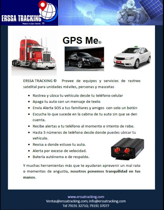 GPS , Localizacion Vehicular via Satelite